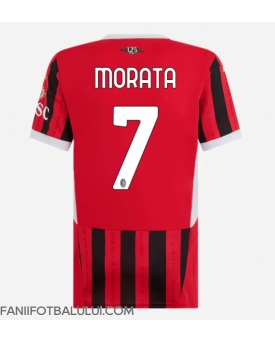 AC Milan Alvaro Morata #7 Tricou Fotbal Replică 2024-25 Femei Acasa